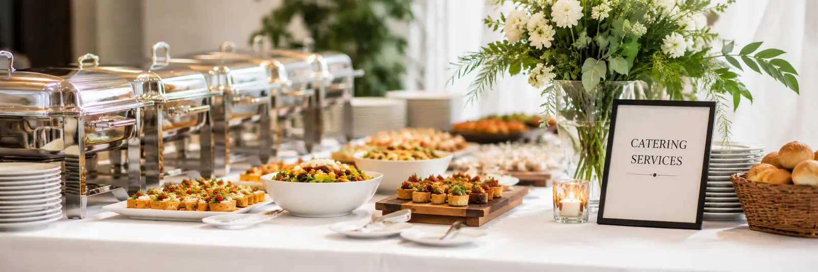 From office lunches to large-scale events.